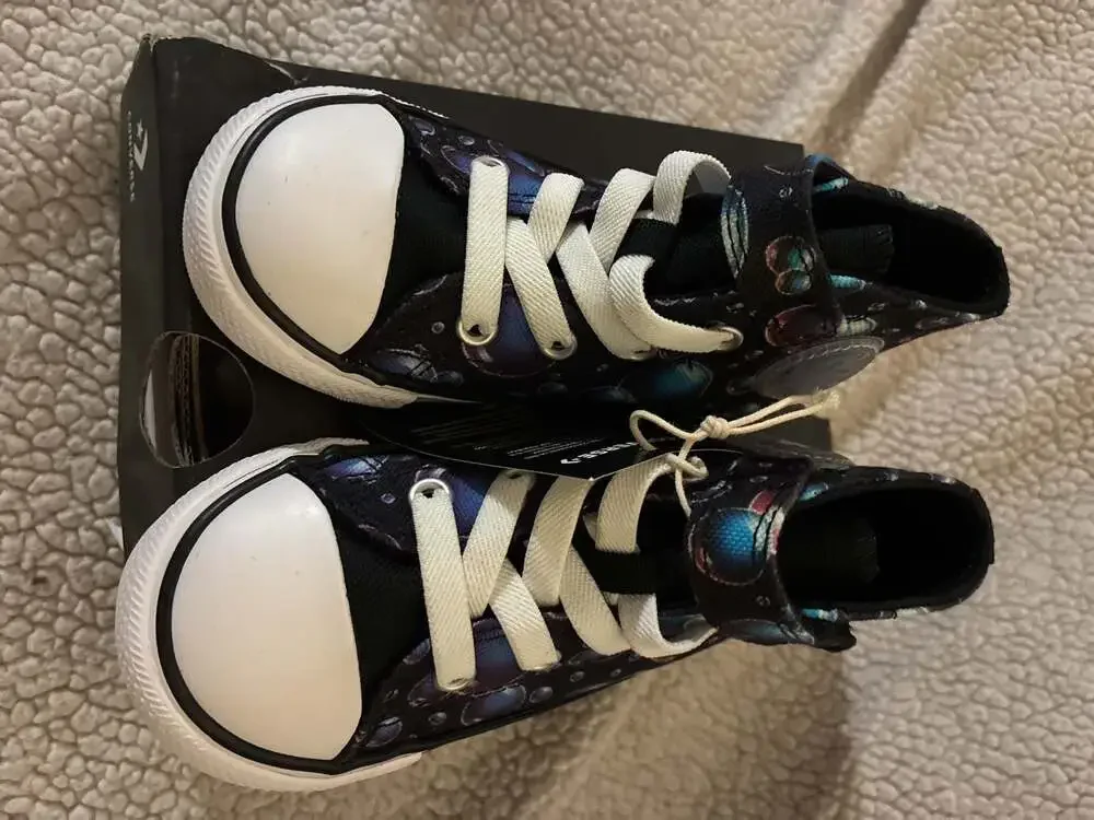 Converse Chuck Taylor All Star CTAS 1V Hi Bubble Print Infant Sneakers